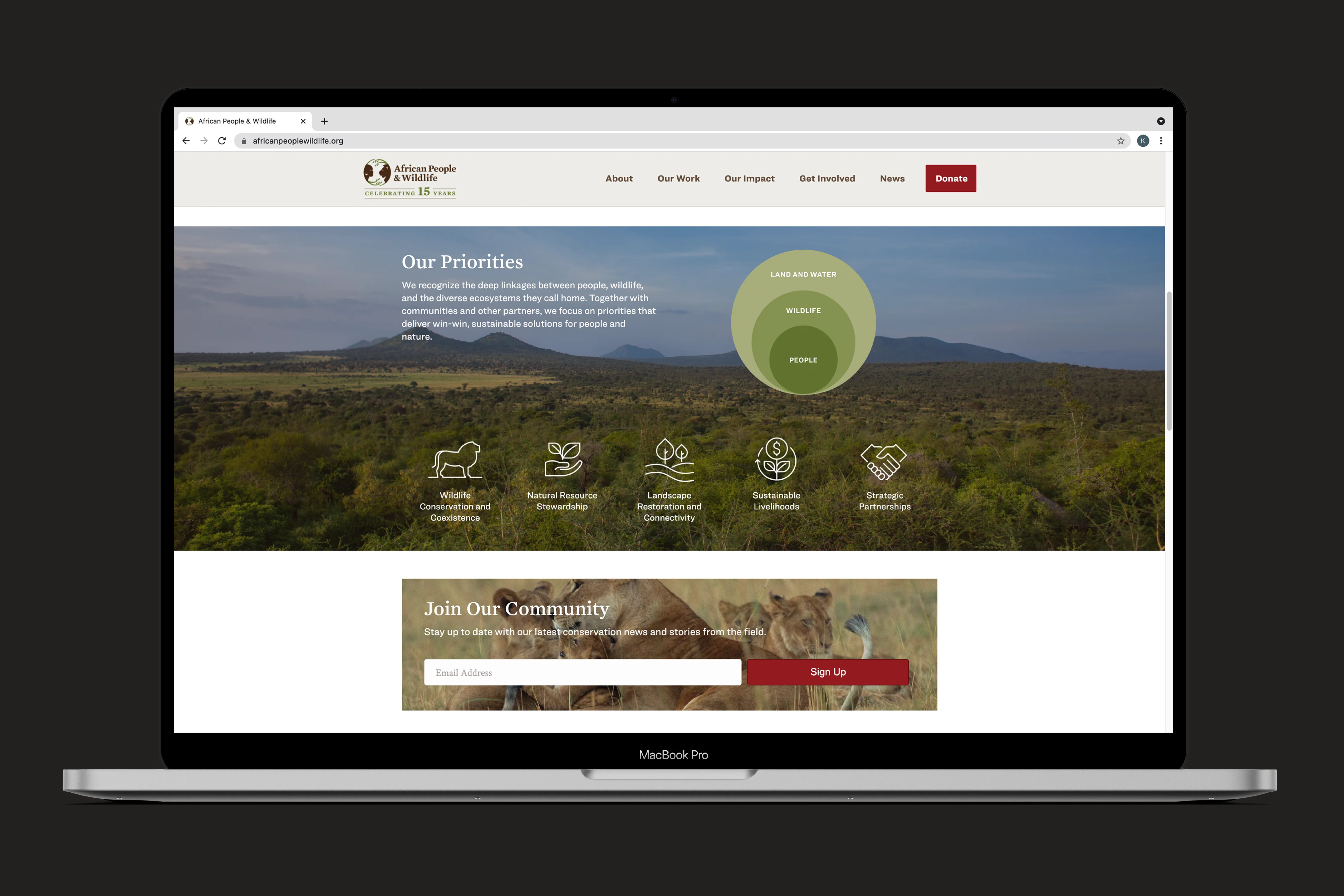 African People & Wildlife Website